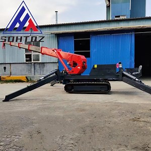 [Hot Item] Selling Hydraulic Rotary Crawler Crane, Walking Remote-Controlled Spider Crane