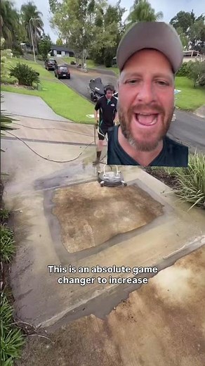 How to Pressure Wash Your Driveway 10x Faster! ⏱️