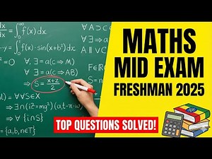 Freshman Mathematics Mid Exam Questions with Answers 2018 E.C. | Logic & Set Theory