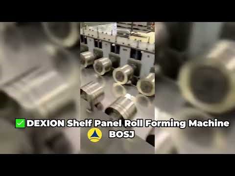 🚩Dexion Shelf Panel Roll Forming Machine | High-Speed & Precision Solution by BOSJ
