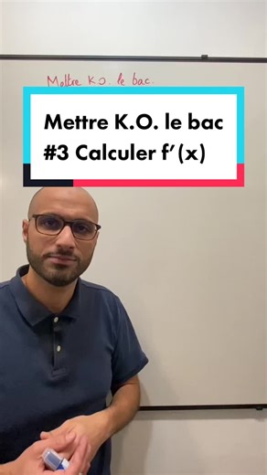 Calcul de la dérivée d'une fonction - Révision du Bac de Mathématiques