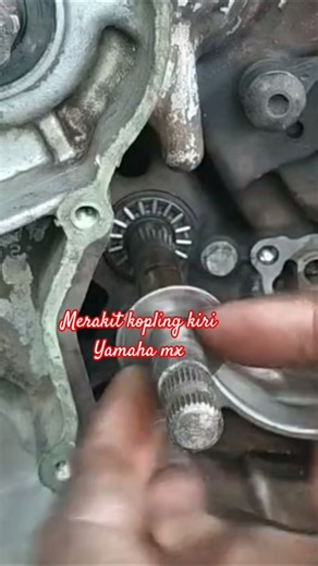 assembling the Yamaha MX clutch device @apm motor chanel