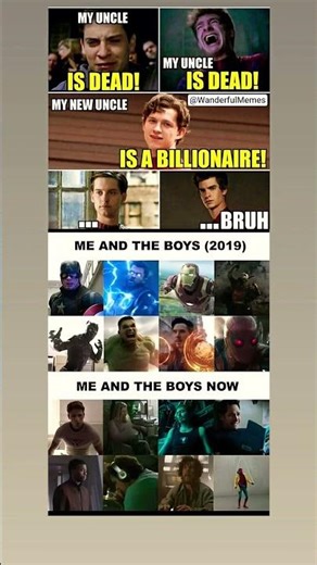 My Uncle Is Dead… But My New Uncle Is A Billionaire 😂 | Spider-Man Multiverse Meme #marvel #shorts