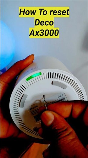 How To Reset Deco WiFi6 AX3000 #tplink #youtubeshorts #viralshorts