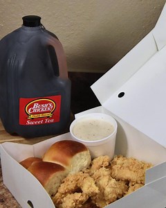 When everyone wants chicken, Tender Tuesday delivers. Stop by for 16 tenders, 4 rolls, and family-sized gravy every #TenderTuesday for $17.99! | Bush's Chicken San Antonio
