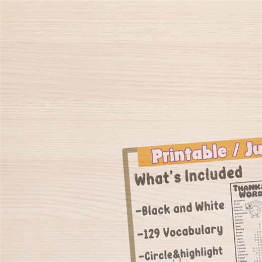 Printable Thanksgiving Mega Hard Word Search Puzzle - 129 Vocabulary Words With Key Answer Sheet - Etsy UK