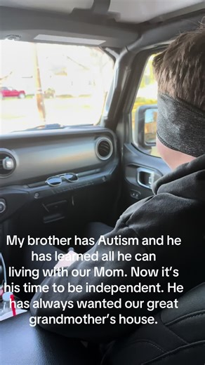 My brother has autism, there have been many challenges and many blessings in his life. I am happy that this was able to happen for him. Our great grandmother watched him since he was 6 weeks old, picked him up from school, and made her home a safe space for him. She passed this past September at 101. He has been struggling with the loss but also trying to comprehend that her home, his second home, was about to be sold. He turned 31 yesterday and even though he HATES surprises, he LOVED this one!