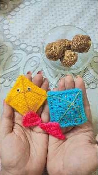 Crocheted Kites for Makar Sankranti 🪁 Complete Tutorial @dpkrochets