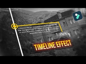 Epic Documentary Timeline Effect in Minutes | Filmora Tutorial