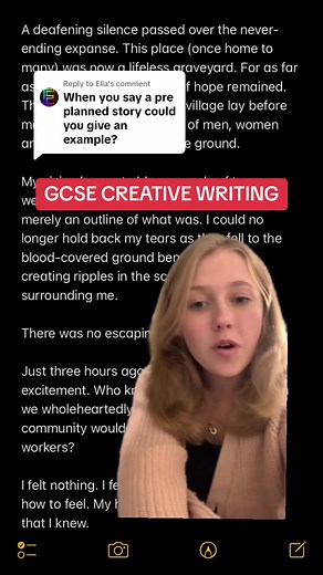 Replying to @Ella This is really important! ✏️✨🤍 #gcseenglish #gcseenglishlanguage #creativewriting #gcsecreativewriting #gcseenglishlanguagecreativewriting #gcse #gcses #gcseobjectives #exams #schooluk #year11 #grade9 #englishlanguage #fyp