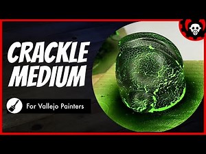 HOW To Use The Vallejo CRACKLE Medium | ART Toy Painting | Vallejo Color | 2021
