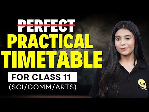 Class 11th Time Table 2023-24 | Science, Commerce and Arts/Humanities | Full Year Complete Strategy