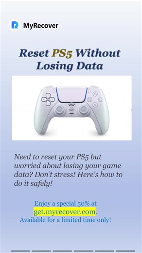 Reset Your PS5 Without Losing Data! 🎮 Here’s How Don't Panic Reset! 🎮 How to Factory Reset Your PS5 & KEEP ALL YOUR GAMES & DATA! (SAFE Method) Accidentally clicked