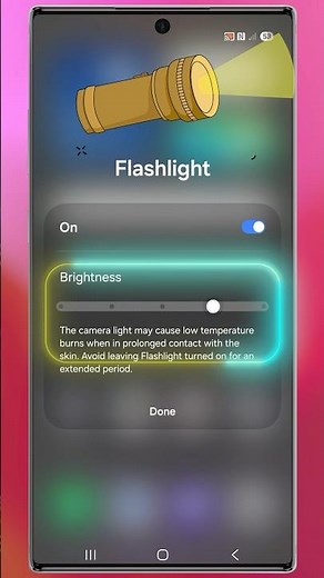Adjust Flashlight Brightness from Android Quick Settings!