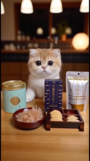 Elegant Kitten Finds Her New Favorite #fancycatfood #adorable