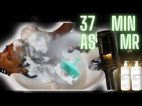 37 min HAIR WASH ( ASMR)
