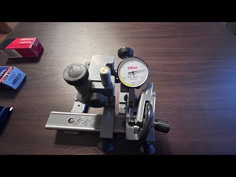 Checking Concentricity of 22 lr ammo and some new stuff.