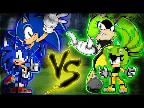 Sonic the Hedgehog VS Surge the Tenrec (MUGEN Sprite Battle)