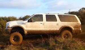 MUDFEST Lifted Excursion Pushes Thru the Mud with Ease - Ford-Trucks.com