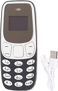 Zopsc BM10 Worlds Smallest Mobile Phone Unlocked, GSM 2 in 1 Mini Mobile Phone with Hands Bluetooth Dialler Dual SIM Card GSM. (Dark Blue)