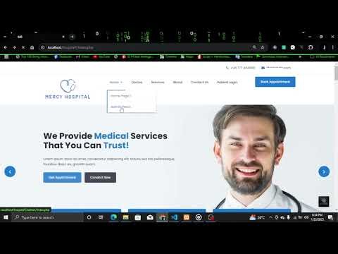 Hospital Management System Web Application with MySQL | Full Project Tutorial