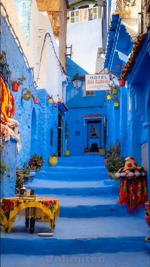 The World's Bluest City You'll Ever See 💙