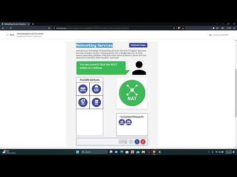 Networking Services Simulation by Coursera | Google IT Support