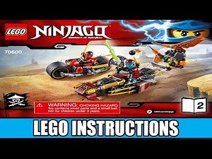 LEGO Instructions | Ninjago | 70600 | Ninja Bike Chase (Book 2)