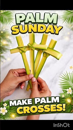 Christian Palm Sunday Crosses Tutorial