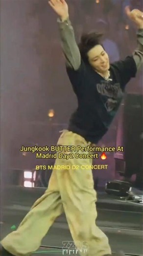 Jungkook BUTTER Performance At BTS Madrid Day2 Concert