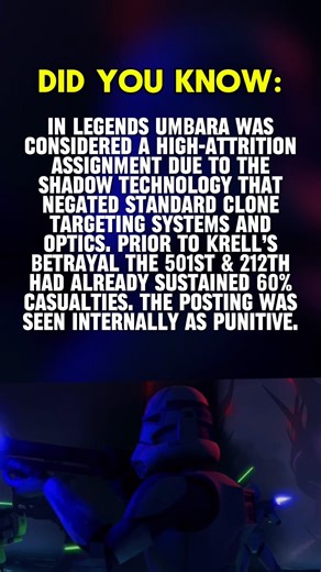 #didyouknow Umbara Was Hell #starwars #funfact #starwarsfan #clonewars #clone #clonetrooper #order66