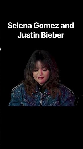 Justin Bieber and Selena Gomez in 2026 Selena Gomez talks about Justin Bieber in an interview #love