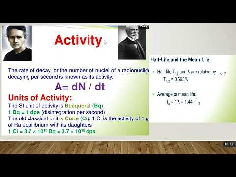 Radiation Quantities and units