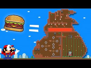 Super Mario Bros., but Hamburger makes him FAT!