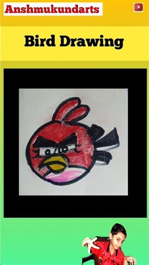 How To Draw A Bird How To Draw A Bird || Bird Kaise Draw Kare Sketch Pen Se 🤩 #shorts #ytshorts