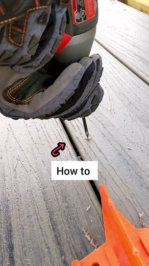 43K views · 133 reactions | Quick fix #tip how to remove Mushroom plug and replace. #plug #composite #deck #construction #milwaukee #firmgrip #howto #winter | Revive Home Tips | Facebook