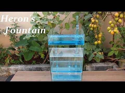 Heron's Fountain - Non Stop Fountain - Interesting Science Fair Project
