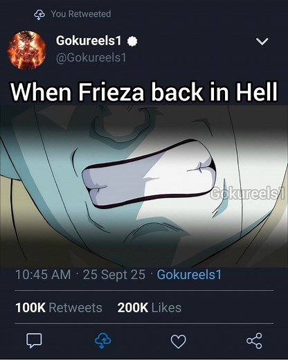 13K views · 787 reactions | When Frieza back in Hell | Gokureels1 | Facebook
