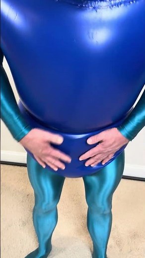 In-stock and ready to ship inflatable double-layer pvc play suit.