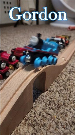 Gordon’s Epic Slow-Motion Wooden Block Crash Bash! #thomas #trains