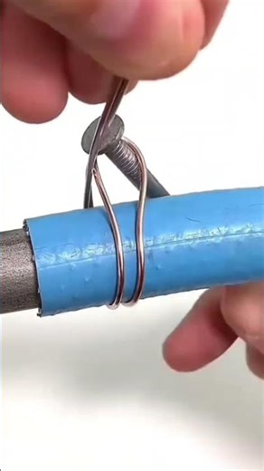 How to Create a Strong Wire Clamp Using a Simple Nail