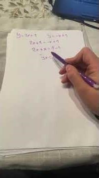 Linear equations exercise 5