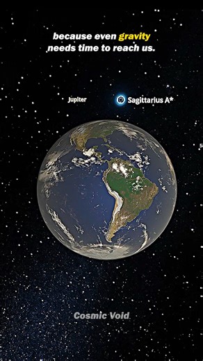 What If we put Sagittarius A 0.1 light year away? 😱 #universe #space