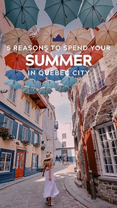 Québec City shines in summer! ☀️ Here are 5 reasons why it’s the ultimate destination for your next vacation. 😎🍦 | Québec cité