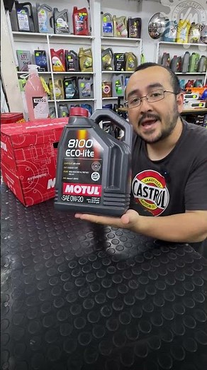 UNBOXING MOTUL ECOLITE 8100 0W20 #shorts