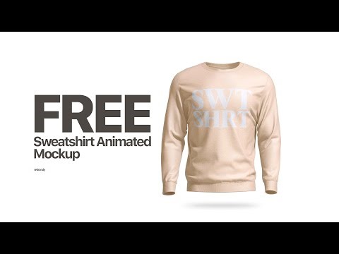 Free Sweatshirt Animated Mockup Presentation
