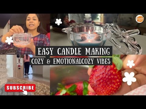 DIY Scented Candles at Home | Easy & Fun Candle Making Vlog