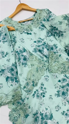 RHH FABRICS PRET COLLECTIONS ❤️❤️ CODE: PISTA FLOWERS SILK PRET PRICE: 5950-/ WITH FREE DELIVERY STUFF: SILK WORK: THREAD,SEQUENCE, BORING EMBROIDERY AVAILABLE IN 3 SIZES S,M,L | RHH_Fabrics | Facebook