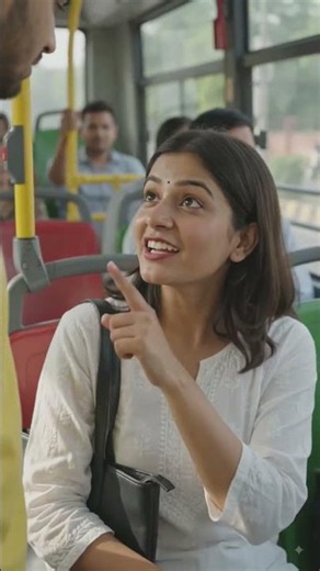 Delhi Bus Funny Comedy 😂 | "Brother, Make Some Room!" 🤣 Hilarious Delhi Bus Joke | #shorts