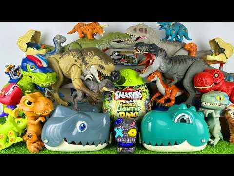 Jurassic World Unboxing Review Asmr Dinosaur Super Colossal T-rex Mosasaurus Triceratops Spinosaurus